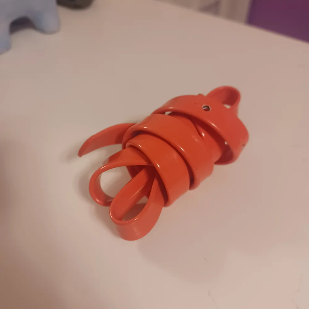 Elegant Coral Bow Hair Clip